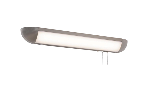 AFX Lighting CLMB48LAJENSN Clairemont 48" Led Overbed Light In Satin Nickel With White Glass Diffuser
