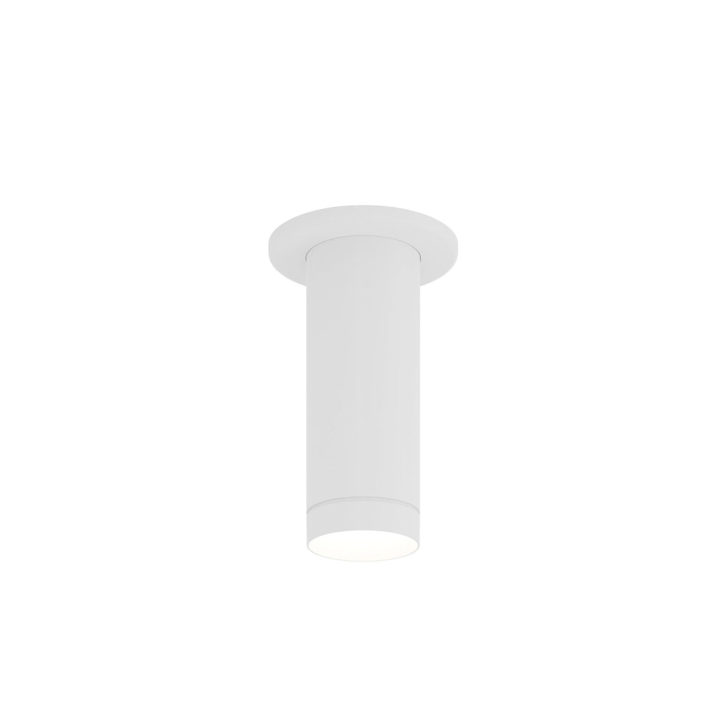 CSL Lighting CLT3FM-30-WT Forme 3" Cylindrical Flush Mount Ceiling Light - CCT: 3000K - Finish: White