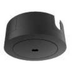 Westgate CMC-JBCK-BK Cylinder & Pendant Lighting J-Box Cover Canopy For Up To 4 Pipe Enteries, Black Finish