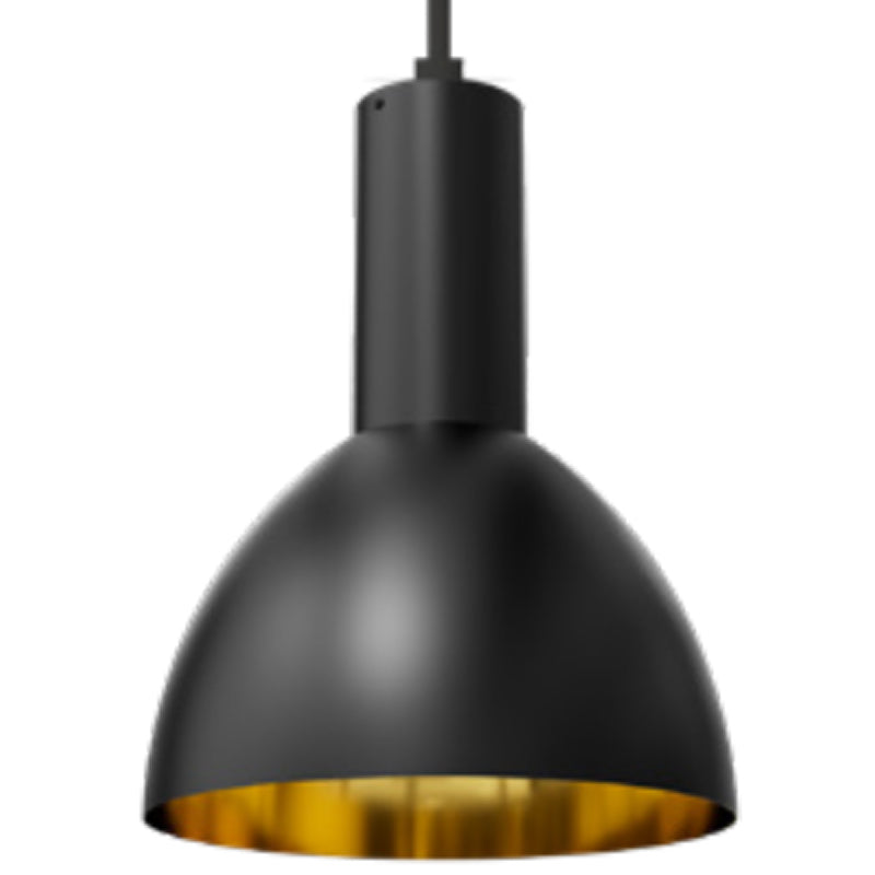 Westgate CMC4-DS14-BG-KIT Architectural Ceiling Cylinders, CMC4 14" Dome Shade, Black/Gold Finish
