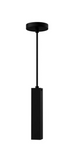 Westgate CMCS1XL-MCT-DT-BK LED 1" Square Architectural Ceiling Pendant Cylinder Light , 9W, MCTP 3000K/4000K/5000K, Black Finish