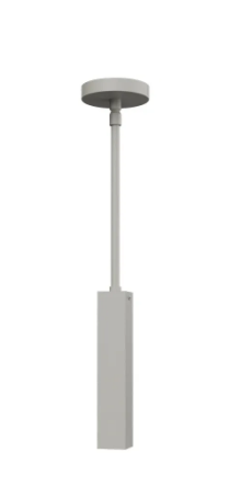 Westgate CMCS1XL-MCT-DT-WH LED 1" Square Architectural Ceiling Pendant Cylinder Light, 9W, MCTP 3000K/4000K/5000K, White Finish