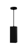 Westgate CMCS4-MCTP-DD-BK LED 4" Square Pendant Cylinder Light, 21W/28W/35W, MCTP 3000K/4000K/5000K, Black Finish