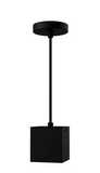 Westgate CMCS4S-MCTP-DD-BK LED 4" Square Surface/Pendant Cylinder Light, 9W/12W/15W, MCTP 3000K/4000K/5000K, Black Finish