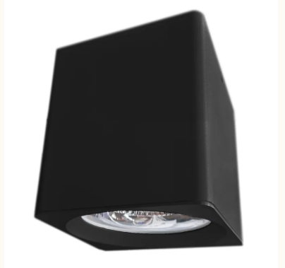 Westgate CMCSR4S-MCTP-DD-BK LED 4" Square Rounded-Corner Commercial Cylinders Lights Multi Watt 12W/16W/20W, 80lm/W, 3CCT 30K/40K/50K Black Finish