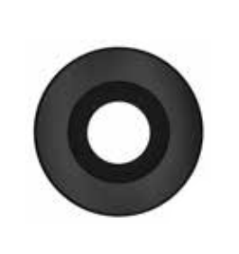 EnvisionLED CMDEX-TRIM-8-BLK 8" CMDEX: Black Trim Reflector