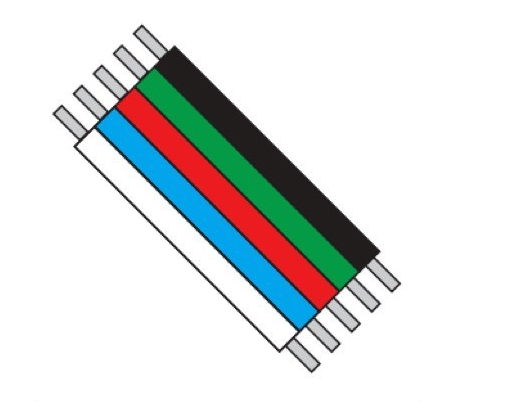 American Lighting CNVS-ICON-5PIN Canvas In-Line Wire Connector for RGBW - Bag of 10