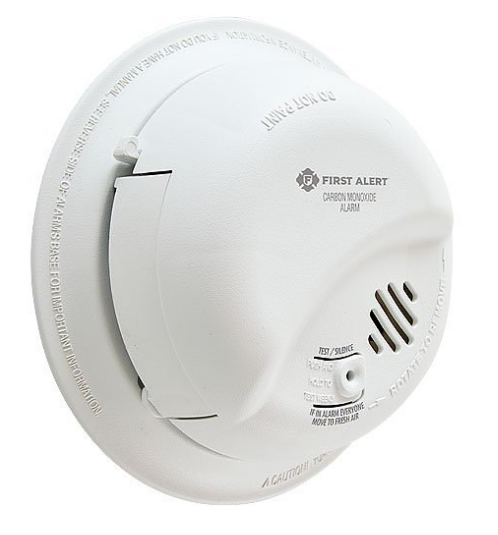 BRK First Alert CO5120BN 120VAC/DC Hardwired Carbon Monoxide Alarm with Battery Backup