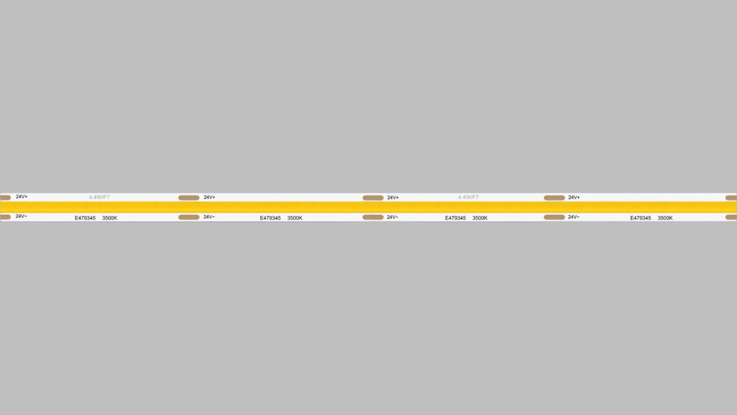 Alloy LED AL-01-63-2408 PrimaLine 4.4 COB HD Tape Light - 20FT Reel - 436.4 Lumens/FT - 3500K