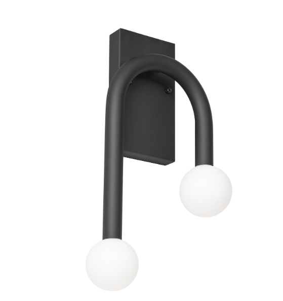AFX Lighting COES1017LAJUDBK Colette 17 Inch LED Wall Sconce  Light,120-277V, Watt 11 ,Selectable 5CCT 2700K/3000K/3500K/4000K/5000K, Black Finish