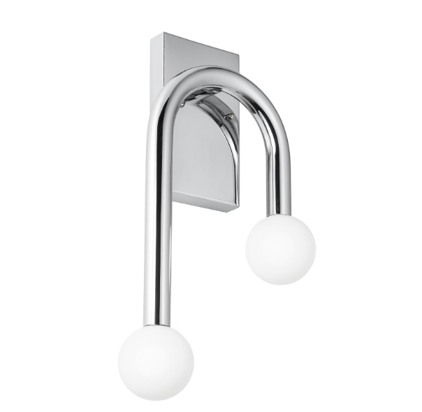 AFX Lighting COES1017LAJUDPC Colette 17 Inch LED Wall Sconce  Light,120-277V, Watt 11 ,Selectable 5CCT 2700K/3000K/3500K/4000K/5000K, Polished Chrome Finish