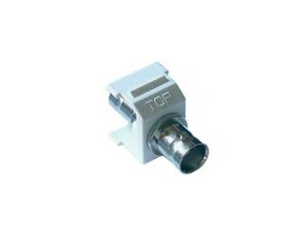 Lutron CON-1B-WH 50-Ohm Jack Connector, for 6-Port Frame