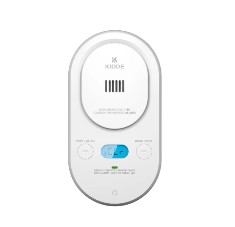 Kidde COPDLG Explosive Gas & Carbon Monoxide Alarm, Plug-In with AA Backup Battery 4 Pack