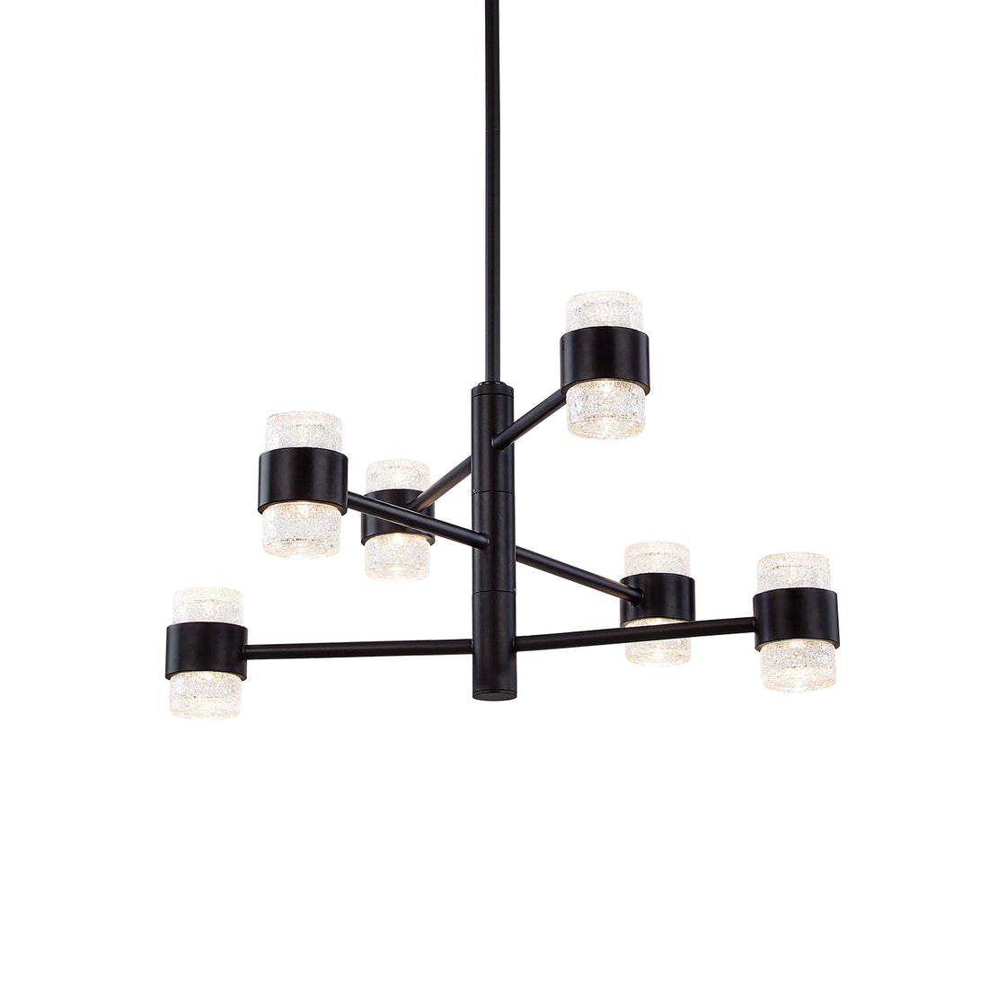 Kuzco Lighting EP48224-BK-UNV Copenhagen 24-in 3 Layer Exterior Pendant Ceiling Light - CCT: 3000K - Finish: Black