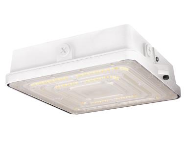 MaxLite CPL20UCSWCR LED Canopy Light ,Watt 20W, 120-277V, CCT Select 3000K/4000K/5000K, White, C-Max Ready