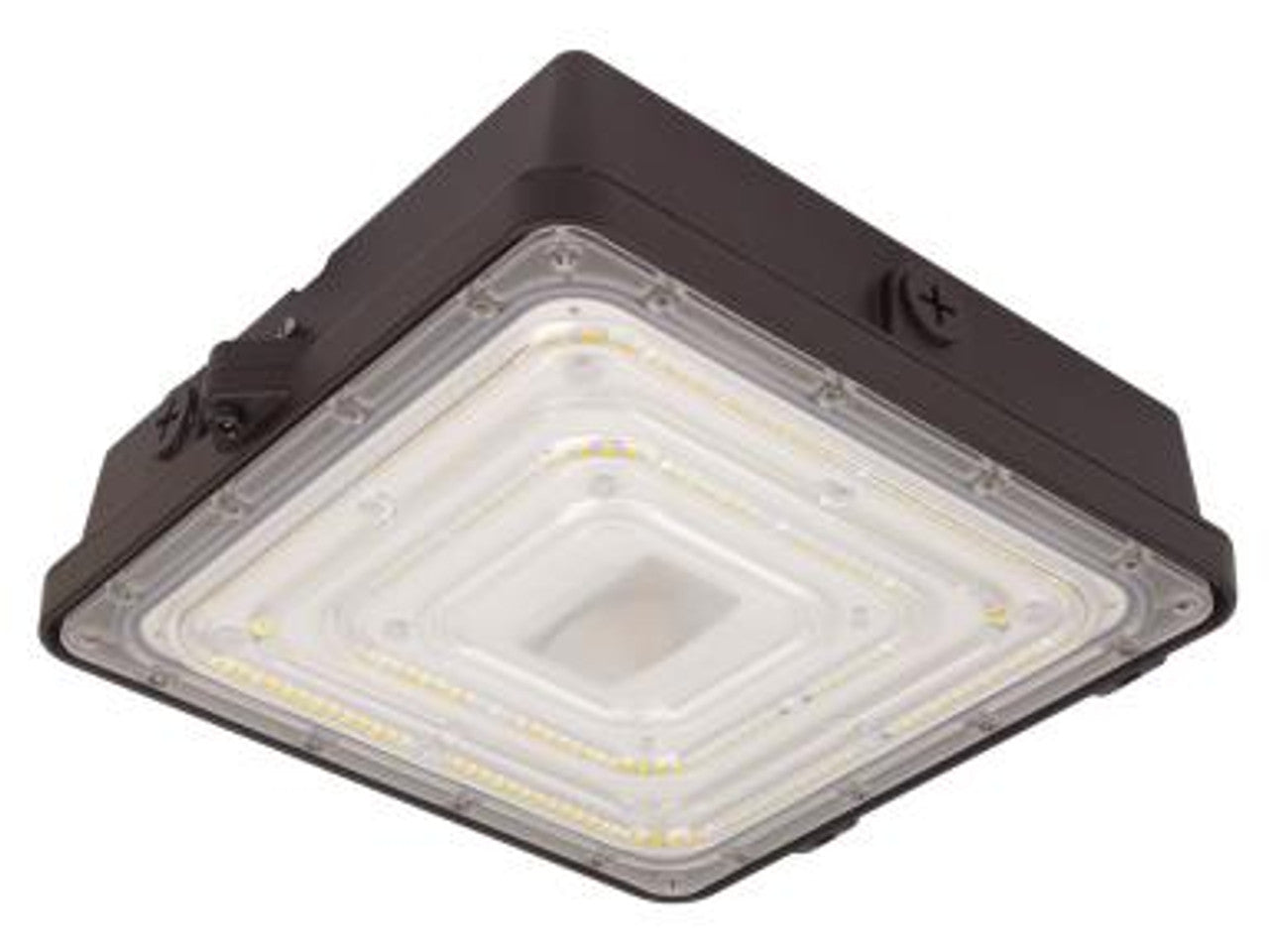 MaxLite CPL40UCSBCR Enhanced Canopy/ Parking Garage Fixtures, Wattage 40W, 120-277V, CCT Selectable 3K/4K/5K, C-Max Ready, Bronze Finish