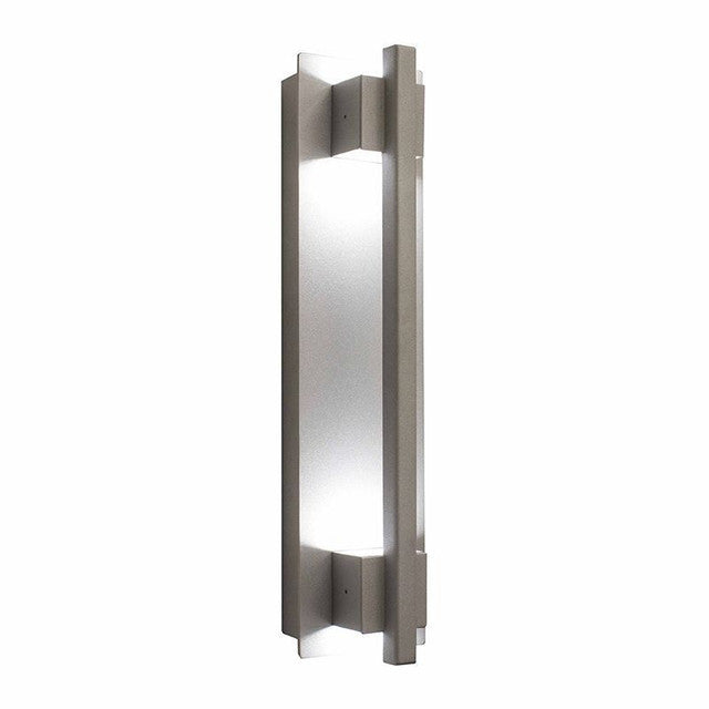 Westgate CRE-MP-03-30K-SL LED Wall Sconce Light, Selectable Wattage, Color Temperature 3000k, Voltage 120-277V, Silver Finish