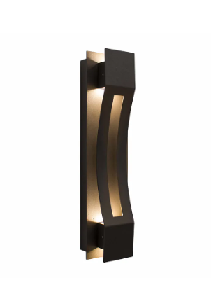 Westgate CRE-MP-04-40K-BR LED Wall Sconce Light, 120-277 AC, 5W/10W/15W/20W, 1800lm, 3000K/4000K/5000K