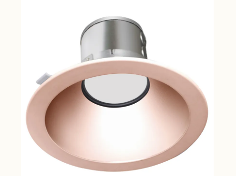 Westgate CRLC10-20W-MCTP-D-RG 10 Inch LED Commercial Recessed Light 20W CCT Selectable 3000K/3500K/4000K 120-277V 80 CRI Rose Gold Finish