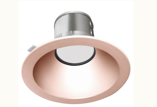 Westgate CRLC8-40W-MCTP-D-RG 8 Inch LED Commercial Recessed Light Wattage/CCT Selectable 27W/34W/40W 3000K/3500K/4000K 120-277V 80 CRI Rose Gold Finish