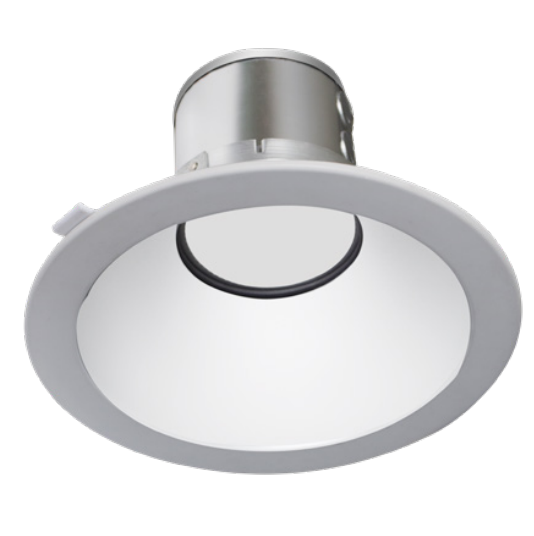 Westgate CRLC10-40W-MCTP-D-WH 10 Inch LED Commercial Recessed Light Wattage/CCT Selectable 27W/34W/40W 3000K/3500K/4000K 120-277V 80 CRI White Finish