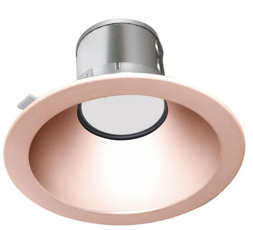Westgate CRLC10-60W-MCTP-D-RG 10 Inch LED Commercial Recessed Light Wattage/CCT Selectable 40W/50W/60W 3000K/3500K/4000K 120-277V 80 CRI Dimmable Rose Gold Finish