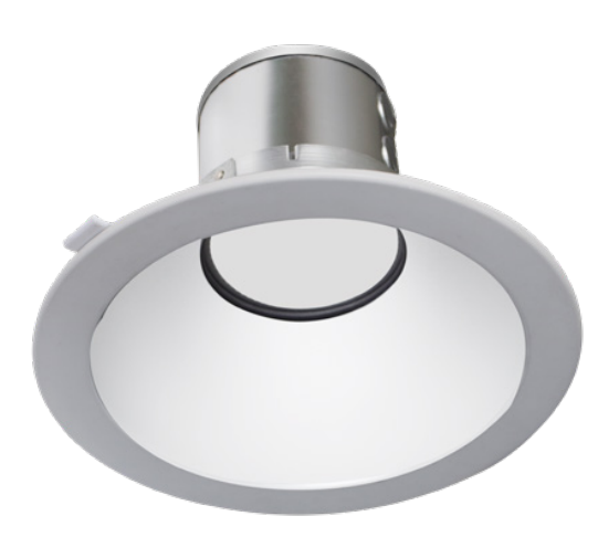 Westgate CRLC10-60W-MCTP-D-WH 10 Inch LED Commercial Recessed Light Wattage/CCT Selectable 40W/50W/60W 3000K/3500K/4000K 120-277V 80 CRI Dimmable White Finish