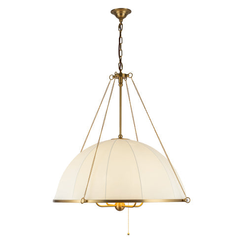 Alora Mood CH661433BG Crosby 4 Light 33 inch Brushed Gold Chandelier Ceiling Light
