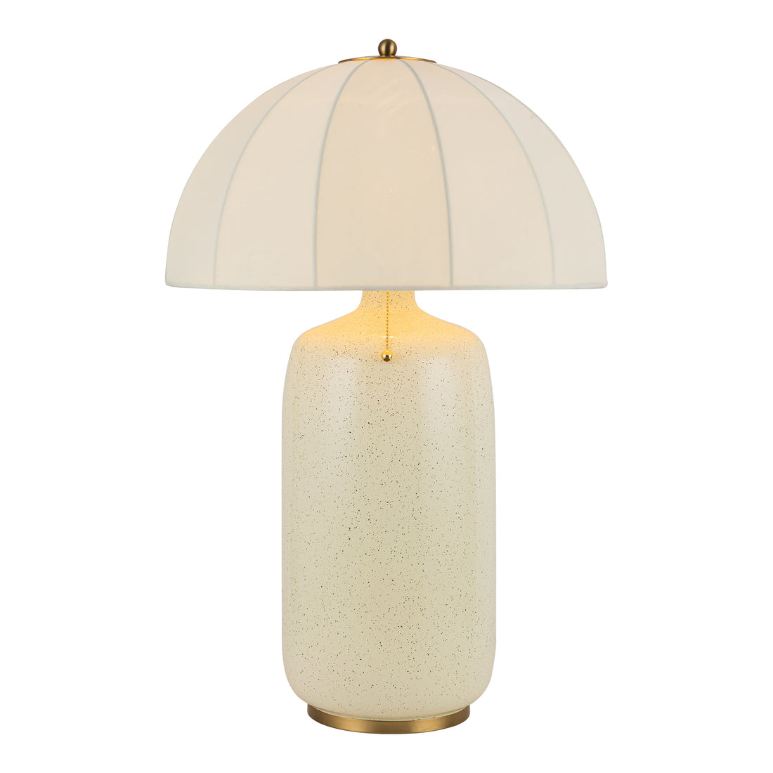 Alora Mood TL661018BG Crosby 18-Inch Table Lamp, Brushed Gold, Spandex Shade, Up/Down Light, Steel Base, 72-Inch Brown Wire, ETL Certified