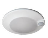 Lotus LED Light CSC3030-LED-PIR-5CCT-WH 5" Round Surface Mount White Backlit with Motion Sensor 10W 5CCT 27-30-35-40-50K 600 lm Wet CRI 90+