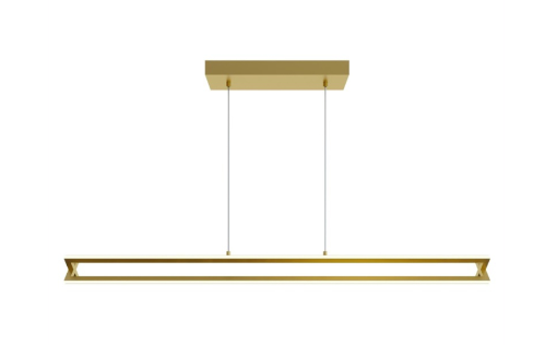 AFX Lighting CSSP0448L30D1GD 48'' LED Linear Pendent Ceiling Light Gold Finish