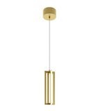 AFX Lighting CSSP12L30D1GD 12'' LED Pendent Ceiling Light Gold Finish