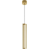 AFX Lighting CSSP24L30D1GD Cass LED 4 inch Gold Pendant Ceiling Light