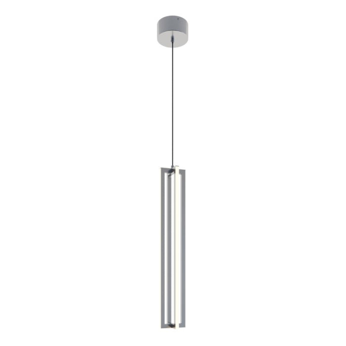 AFX Lighting CSSP24L30D1SN Cass LED 4 inch Satin Nickel Pendant Ceiling Light