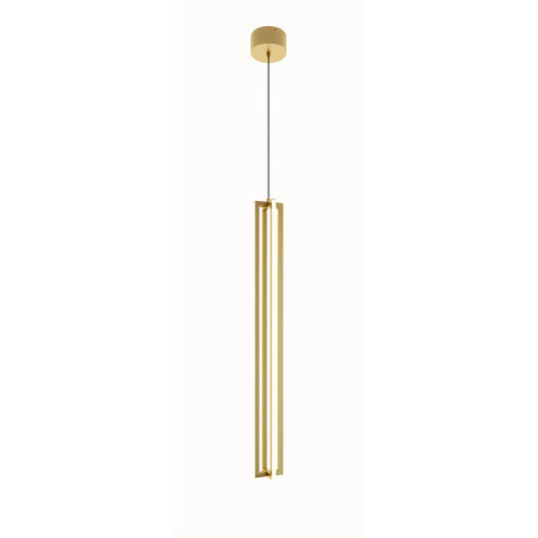 AFX Lighting CSSP36L30D1GD Cass LED 4 inch Gold Pendant Ceiling Light