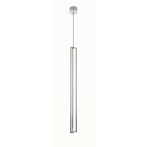 AFX Lighting CSSP48L30D1SN Cass LED 4 inch Satin Nickel Pendant Ceiling Light
