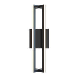 AFX Lighting CSSS0416L30D1BK Cass LED 16 inch Wall Scone Light, CCT 3000K, 120V, Black Finish