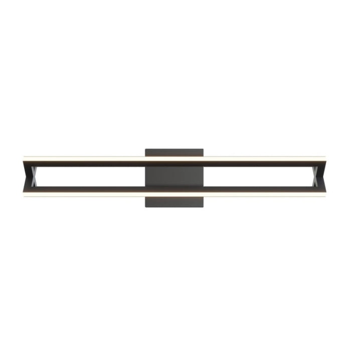 AFX Lighting CSSV2404L30D1BK Cass LED 24 inch Vanity Wall Light, CCT 3000K, 120V, Black Finish