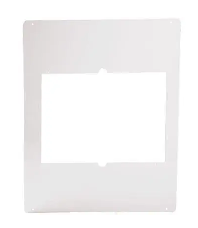 Cadet CTAMW Com-Pak Twin Series 22" Wall Heater Metal Adapter Plate, White