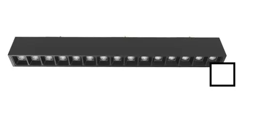 Eurofase Lighting CSMK-S-20-02 20-ft 160W Construct Surface Mount Kit, Straight Shape, White Finish