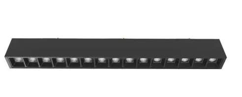 Eurofase Lighting CTMK-S-3-01 3-ft 80W Construct Trim Recessed Mount Kit, Straight Shape, Black