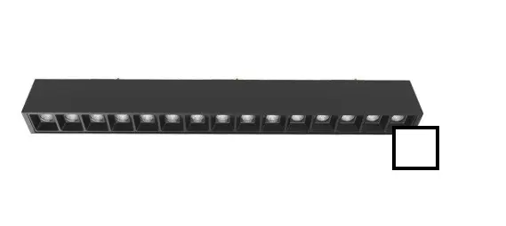 Eurofase Lighting CTMK-S-3-02 3-ft 80W Construct Trim Recessed Mount Kit, Straight Shape, White