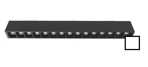 Eurofase Lighting CTMK-SQ-12-02 12-ft x 12-ft 320W Construct Trimmed Recessed Mount Kit, Square, White