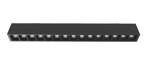 Eurofase Lighting CTMK-SQ-16-01 16-ft x 16-ft 320W Construct Trimmed Recessed Mount Kit, Square, Black