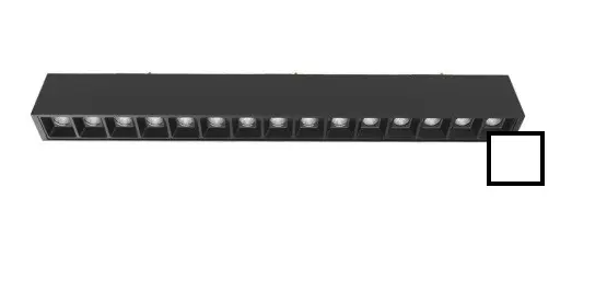 Eurofase Lighting CTMK-SQ-6-02 6-ft x 6-ft 160W Construct Trimmed Recessed Mount Kit, Square, White