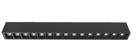 Eurofase Lighting CTMK-U-6X3X6-01 6-ft x 3-ft x 6-ft 160W Construct Trimmed Recessed Mount Kit, U, Black