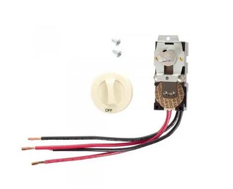 Cadet CTT2A Almond, Built-In Double Pole Thermostat for Com-Pak Wall Heater, 22A