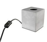 Feit Electric CUBE1 3.5 in. Cube Vintage Industrial Style Table Lamp Base (No Bulb or Shade Included)