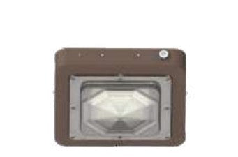 Westgate CXES-30-60W-MCTP-EM Square New Concept Garage And Ceiling Lights, Power & CCT Adjustable With Emergency Light, Damp Location Bronze Finish