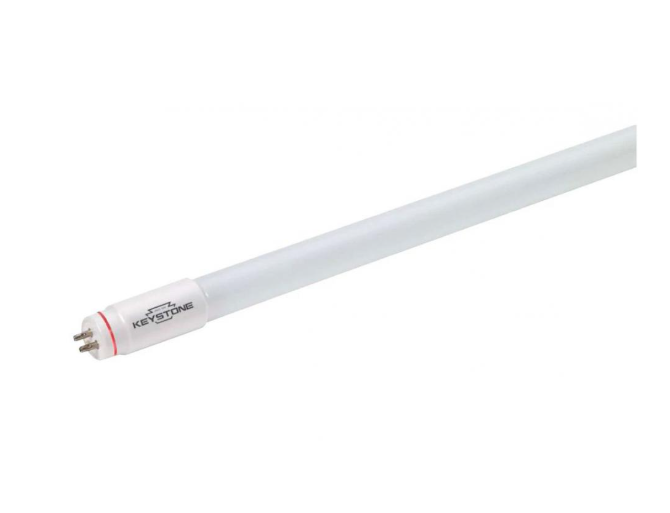 Keystone KT-LED25.5T5HO-48GC-865-S-CP 25.5W LED T5HO Tube, Shatter-Proof Coated Glass, Ballast Compatible, 4ft, 6500K, SmartDrive